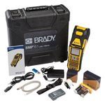 Brady® BMP61-W Label Printer With Wi-Fi, Thermal Transfer Print, 2 in Tape Width, 4 to 170 pt Font, AC Adapter/NiMH Rechargeable Battery Power Source, Color Touch Screen/LCD Backlight Graphic Display