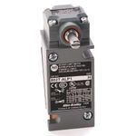 Allen-Bradley 802T-ALPJ9 Plug In Oiltight Limit Switch, Metal, 10 A Std Energy, Rotary Lever Arm, 2 CKTs, Quick Disc Connector, Std Contacts, 1 NO Contact, 1 NC Contact, Std Low Temprature, 18°C, 110 °C High Temp Limit, CW and CCW , 0.94 lb in, 102