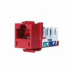 PREMISE WIRING NEXTSPEED® XCELERATOR™ HXJ6R Standard Universal Modular Jack, Cat 6 Module, Keystone Mounting, 1 Ports