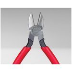 Jonard Tools® JIC-600 Diagonal Cutting Plier, Tapered Nose Jaw, 7/8 in L x 3/4 in W x 3/8 in THK Jaw, 6-1/4 in OAL