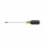Klein® 601-10 Screwdriver, Cabinet Point, 3/16 in Point, Steel Shank, 13-3/4 in OAL, Acetate Handle, Black Oxide/Polished Chrome, Specifications Met: ASME Specified, Insulated: No, No ESD-Safe