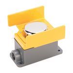 Rockwell Automation 800P-S1CG1A Pushbutton, 1NO-1NC Contact Configuration, Palm Operator, Chrome