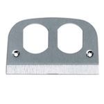 PREMISE WIRING SS309D LO-CON Standard Faceplate, For Use With In-Floor Delivery Systems, Fabricated Stainless Steel