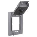 Red Dot® CCU Universal Lockable Weatherproof Cover, 4-9/16 in L x 2-13/16 in W, Die Cast Zinc