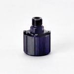 Donaldson T.R.A.P.™ P567390 Mini Nylon Brather with Oil/Splash Containmment, 3/8" NPT Thread Size, 3 micron at 98% Efficiency, Maximum Flow: 3 cfm/85 lpm, 1.65 in OD, 2.19 in H, Nylon, Black