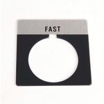 Rockwell Automation 800T Legend Plate,StandardFAST, Package Quantity 1 ,Gray