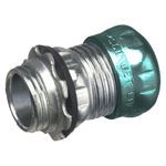 Arlington 820RT Concretetight Raintight Compression Connector, 1/2 in Trade, For Use With EMT Conduit, Steel