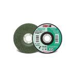 CGW® 49750 C3 Green Depressed Center Wheel, 4-1/2 in Wheel Diameter, 1/8 in Wheel, 7/8 in Center Hole, 36 Grit, Ceramic Oxide Abrasive