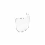 North® by Honeywell A8154 Replacement Face Shield Visor, Clear, Polycarbonate, 8 in Visor Height, 15-1/2 in Visor Width, 0.04 in Visor Thickness, For Use With: Headgears and Brackets, Specifications Met: ANSI Z87.1-2010