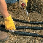 Panduit® Wet-Shrink™ HST1.1-48-5Y Adhesive Lined Heat Shrink Tubing, 1.1 in ID Expanded, 3/8 in ID Recovered, 0.12 in Wall Thickness Recovered, 48 in L, Polyolefin, Black