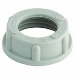 RACO® 1406 Conduit Bushing, 1-1/2 in Trade, Polypropylene, Electroplated Zinc
