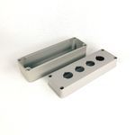 Rockwell Automation 800H-4HVX7 Enclosure Base, For Use With: 800H 7, 9 Series Pushbutton, Specifications: 1 in Feed-Through, 4-Gang