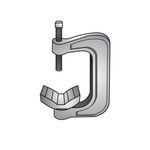 O-Z/Gedney J-125G Type J Pipe Hanger, 1-1/4 in, For Use With IMC/EMT/Rigid and Flexible Metal Conduit, Malleable Iron, Mechanically Galvanized