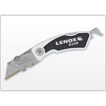 Lenox® 10771FLK1 Locking Tradesman Utility Knife, Trapezoid Blade, 1-1/8 in Blade Width, Bi-Metal Blade, Blades Included: 1, 9.2 in OAL