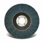 CGW® 54024 Ultimate Contaminate-Free Compact Wider/XTRA Material Coated Flap Disc, 4-1/2 in Diameter Disc, 7/8 in Center Hole, 60 Grit, Coarse Grade, Z3® Zirconia Alumina Abrasive, Type 29/Conical Disc