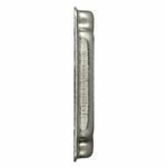RACO® 906C Crushed Corner Covers Exposed Work Drawn Raised Square Box Cover, 0.563 in L x 4-1/8 in W x 1/2 in D, Duplex Receptacle/Toggle Switch Cover, Steel