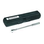 Klein® 57005 Torque Wrench With Square-Drive Ratchet Head, 3/8 in Drive, 30 to 250 in-lb Torque, Ratchet/Quick-Release Lever Head, 10-5/8 in OAL, Specifications Met: NIST Approved, ASME Certified