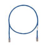 Panduit® TX5e™ UTPCH140BUY UTP Unshielded Patch Cord, Category: Cat 5e/Class D, 24 AWG Stranded Copper Conductor, Modular Plug Connector, 140 ft Cord Length, Blue