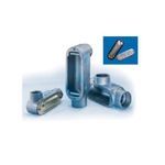 Crouse-Hinds Condulet® LL100M Type LL Conduit Outlet Body, 1 in Hub, 5, 12.5 cu-in, Malleable Iron, Electrogalvanized/Aluminum Acrylic Painted