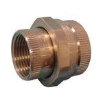 O-Z/Gedney UNY-250 Conduit Union, 2-1/2 in, Malleable Iron, Electroplated Zinc
