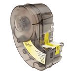 Brady® IDXpert™ LabXpert™ X-103-498 CleanLift® Repositionable Rectangular Wire and Cable Label, 1 in W, Black on White Legend/Background, B-498 Cloth