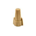 NSI Easy-Twist™ WWC-T-B Flame-Retardant Twist-On Wire Connector, Swept Back Wing Shell Style, Fixed/Square Wire Spring, 22 to 8 AWG Wire, Aluminum/Copper Wire, Thermoplastic