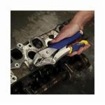 Irwin® Vise-Grip® Fast Release™ 4935581 5CR® 1-Handed Locking Plier, 1-1/8 in Nominal, V-Shaped/Curved Jaw, 5 in OAL