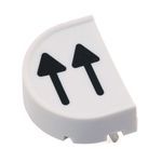 Rockwell Automation 800F Cap for Multi-Function Cap- Extended (for position C), Universal: Double arrow 45º (symbol)