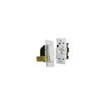 Hubbell® tradeSELECT® RDVCL153PW 1-Gang 3-Way Preset Slide Toggle Dimmer Switch, 120 VAC, 1.25 A, 1 Pole, Operation Mode: On/Off, White