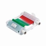 Brady® 76786 R10000 4-Color Industrial Grade Printer Ribbon, 200 ft L x 4.11 in W, Resin, Black/Blue/Green/Red