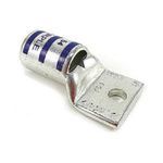 Color-Keyed® 54167 54100 1-Hole Compression Lug, 4/0 AWG Copper Conductor, Die Code: 54, 1/4 in Stud, Copper