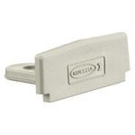 PREMISE WIRING PW1EC Extruded Low Profile Non-Metallic Standard End Cap, For Use With: WallTrak® PW1 Latching Non-Metallic Raceway, Office White
