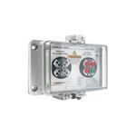 GracePESDs P-S12S21-M4RX VOLTAGE TEST STATION WITH NON-FLASHING VOLTAGE INDICATOR AND SAFE-TEST POINT, HORIZONTAL MOUNT, UL TYPE 12 HOUSING