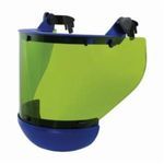 PIP® 9400-52505 Arc Shield With Mount Bracket and Chin Protector, Green Visor, Chemical Alloy/Plastic/Polycarbonate Visor