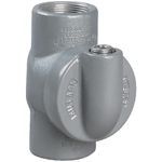 Killark® EYS-1 Conduit Sealing Fitting, 1/2 in For Use With: Vertical/Horizontal Conduits, Aluminum, Powder Coated