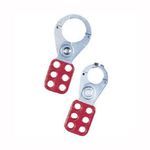 IDEAL® 44-801 Safety Lockout Hasp, 6 Padlocks Maximum, Aluminum