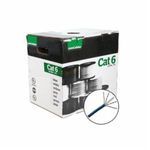 comCables™ BC-C6EPVC-YL UTP Cable, (4-Pair) 23 AWG Solid Annealed Bare Copper Conductor, 1000 ft L