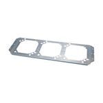 Caddy® RBS16 Rigid Box Support, 4 x 4-11/16 in Box, Panel Mount, Steel, Pre-Galvanized