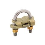 Blackburn® GUV5821 Type GUV Non-Insulated U-Bolt Grounding Clamp, 5/8 to 3/4 in Rod, 4 to 2/0 AWG Conductor, Copper
