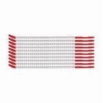 Brady® SCN10-7 Clip Sleeve™ Pre-Printed Wire Marking Sleeve, 0.11 to 0.134 in Wire, Nylon, 7 Legend
