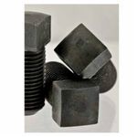 BBI 409058 Fully Threaded Square Head Set Screw, 5/16-18, 3/4 in L, Cup Point, Case Hardened Steel, Plain