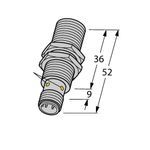 Turck BI5U-M18-AP6X-H1141 Inductive Sensor, Inductive Sensing Method, 3-Wire DC PNP Output, 1NO Contact Configuration