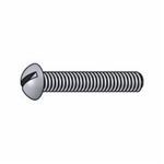 BBI 583448 Machine Screw, Measurement System: Imperial, #10-32 Thread, 1-1/2 in OAL, Round Head, Zinc CR+3 Plated, Slotted Drive