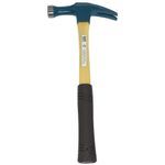 Klein® 807-18 Electrician Claw Hammer, 15 in OAL, Narrow/Striking Face, 18 oz Head, Fiberglass Head, Straight Claw Style, Fiberglass Handle