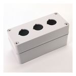 Rockwell Automation 800H-3HZ4C 3-Hole Definite Purpose Pushbutton Enclosure, 7.09 in L x 3.15 in W x 3.35 in D