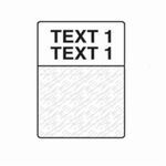 Brady® M-136-427 M Series Label Maker Cartridge, 3/4 in L x 1 in W, For Use With: BMP®41, BMP®51 and BMP®53 Printer