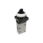 SMC® VM430-01-34B VM400 Mechanical Valve, 1/8 in Nominal, BSPT End Style, -100 kPa to 1 MPa Pressure, 2 Ways, 2 Positions