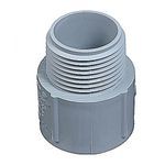 Carlon® E943D Non-Metallic Terminal Adapter, 1/2 in, Male x Socket Thread, PVC