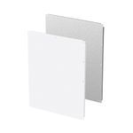 Hoffman A31P48 A26P Enclosure Panel, 31.88 in W x 48 in H, Steel, White