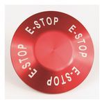 Rockwell Automation 63 mm Anodized Alum. Head, Push-Pull, Red with "E-Stop"